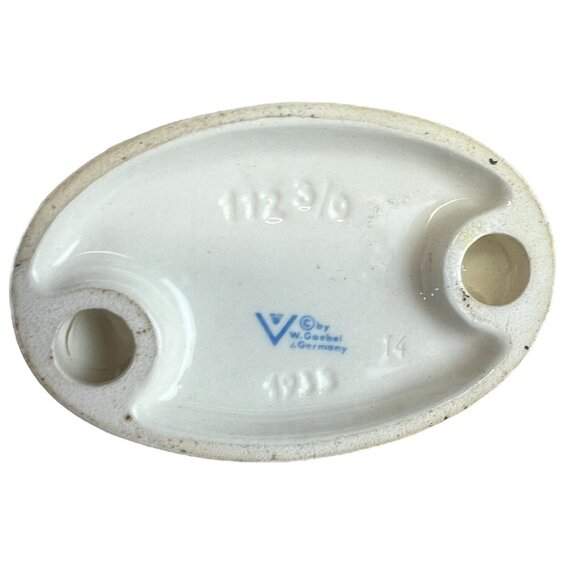 Goebel Hummel Figurine Girl Sitting On Fence #112/3/0 1938 Vintage Germany - Picture 3 of 8